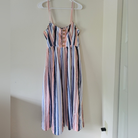 Free People Lilah Striped Boho Maxi Dress - Picture 3 of 14